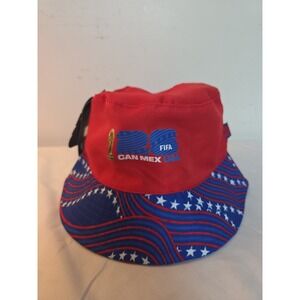 FIFA WORLD CUP 2026 OFFICIAL‎ BUCKET HAT FOOTBALL SOCCER ONE SIZE - FLOPPY